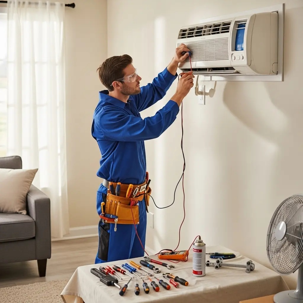 Selendi Simfer Simfer klima gaz dolumu ve bakım – Enerji verimliliği artırıldı. - Teknik servis örneği